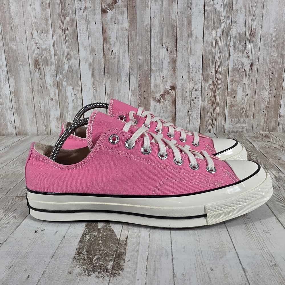 Converse Chuck 70 Ox Pink Canvas Low Top‎ Sneakers A08138F Womens 11 Mens 9